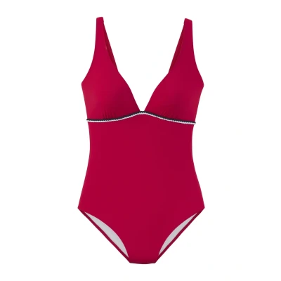 Afbeelding van s.Oliver Badpak, Dames, Maat: 36xC/D, Rot
