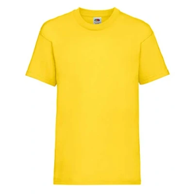 Afbeelding van Fruit van de Loom Unisex Kids Valueweight T shirt met korte mouwen