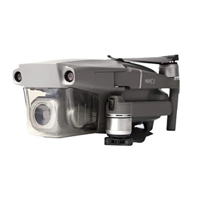 Afbeelding van DR1 Beschermende lensdop voor DJI Mavic 2 Pro Drones, stof en krasbestendig, biedt volledige bescherming tijdens het dronetransport Transparant