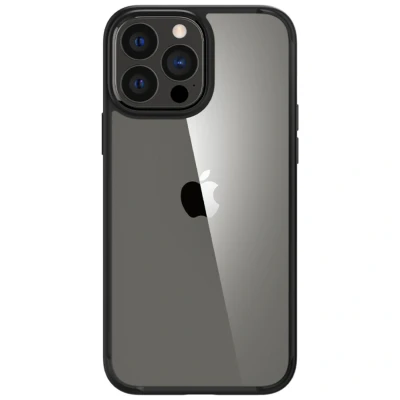 Afbeelding van Apple iPhone 13 Pro Max Hoesje Kunststof Spigen Hardcase/Backcover Zwart Telefoonhoesje Shockproof/Valbescherming