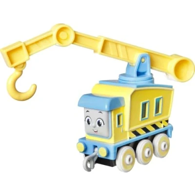 Afbeelding van Fisher Price Thomas &amp; Friends Carly the Crane vehicle die cast push along toy rail for preschool kids ages 3+