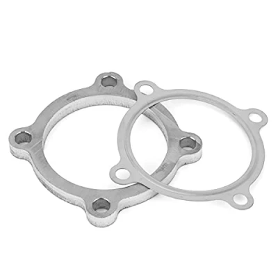 Afbeelding van Aramox T4 Turbo Ontlading Flens, 3in 4 Bolt Rvs Downpipe Uitlaat Flens Pakking Fit voor Garrett&#039;s Serie T3 / GT30 GT35