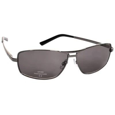 Afbeelding van Trespass Handhaving, Gun Metal, Zonnebril met UV bescherming &amp; Doektas/Categorie 2 Lenzen, Grijs