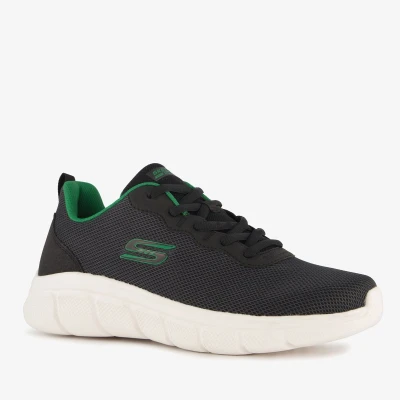 Afbeelding van Skechers Bobs B Flex Icy Edge heren sneakers zwart Maat 40 Extra comfort Memory Foam