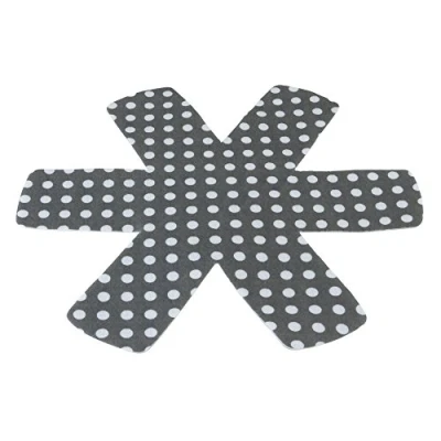 Afbeelding van Metaltex Anti kraswerende panbeschermers, donkergrijs, 38 cm, set van 3, stof, x 0,5 cm