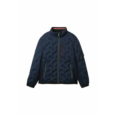 Afbeelding van TOM Tailor MIT Abnehmbarer Kapuze Jas, Heren, Maat: Small, Sky captain blue