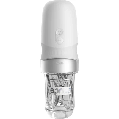 Afbeelding van Sauce Extra Elektronische Masturbator Plus White Sleeve Met 5D Touch Sensor