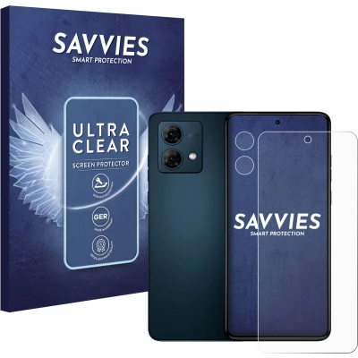 Afbeelding van Savvies Screenprotector voor Motorola Moto G84 (Voor+Camera) Folie Beschermfolie transparant (18 Stuks)
