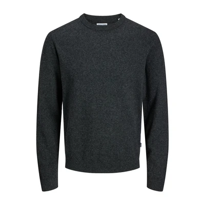 Afbeelding van JACK &amp; JONES Trui &#039;JJEPERFECT&#039; zwart gemêleerd