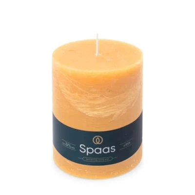 Afbeelding van Spaas Rustieke Pillarkaars 100/130 mm 95u zandkleur