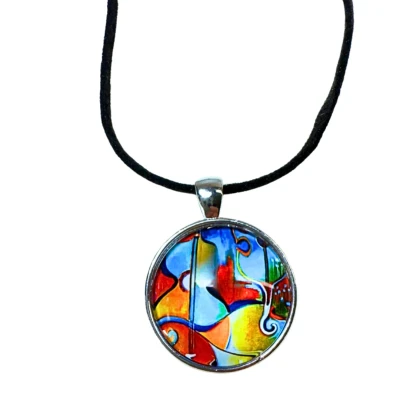 Afbeelding van Ketting Rivka rood verstelbaar Charme Bijoux
