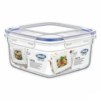 Afbeelding van Hermetische Lunchtrommel Dem 2,4 L 21 x 11 cm (12 Stuks)