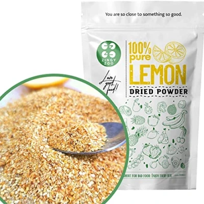 Afbeelding van Gedroogd Citroenpoeder 100% Dried Fruit Powder from Lemon Vegan Glutenvrij Zuivere Citrusvruchten Gedehydrateerd Gedroogde Citroen Natuurlijke Fruits Poeder (grof poeder)