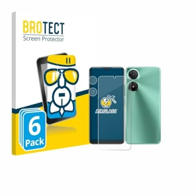 Afbeelding van BROTECT Screenprotector voor Alcatel 3 (2025) (Voor+Camera) Folie Beschermfolie Beschermglas transparant (6 Stuks)