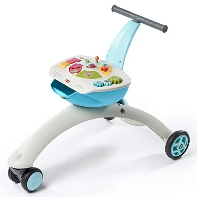 Afbeelding van Poppenwagen Tiny Love 5 In 1 Walk Behind &amp; Ride On Blue
