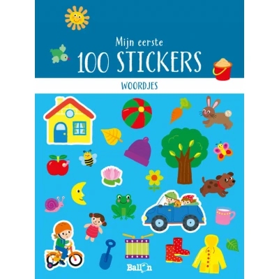 Afbeelding van Uitgeverij ballon mijn eerste 100 sticker woordjes