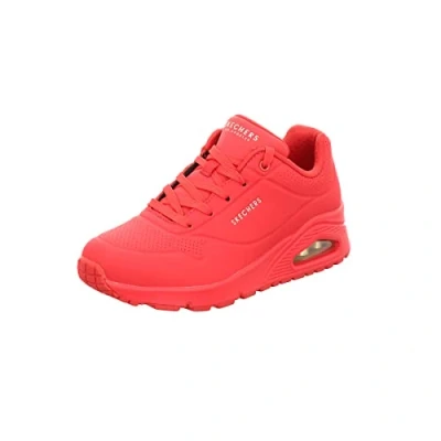 Afbeelding van Skechers Sport UNO Sneakers laag, Dames, Maat: 38, Red Hoogwaardig imitatieleer