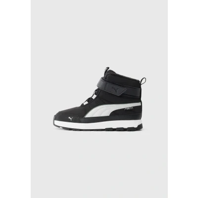Afbeelding van Puma Evolve Puretex Snowboots voor kinderen, Maat: 33, Black ash gray white Textiel/ synthetisch
