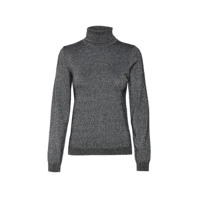 Afbeelding van Vero Moda Vmhappyshine Ls Rollneck Pullover Grey GRAU L