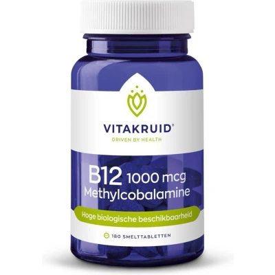 Afbeelding van Vitakruid B12 1000 mcg Actief Methylcobalamine