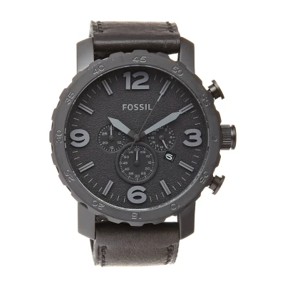 Afbeelding van Fossil JR1354 Nate horloge herenhorloge Zwart