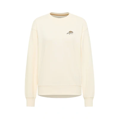 Afbeelding van Mustang Style Aberdeen Regularfit Sweater, Dames, Maat: Small, Weiß