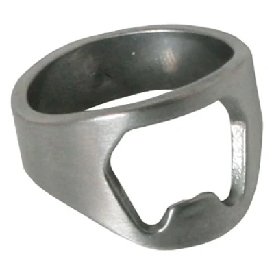 Afbeelding van Metalen ring met flessenopener Original