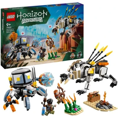 Afbeelding van LEGO® Horizon Adventures™ Aloy en Varl vs. Shell Walker Sawtooth 77037