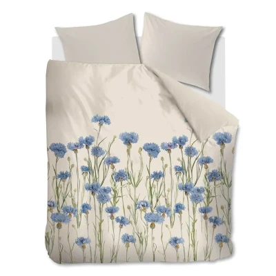 Afbeelding van Ariadne at Home Cornflower dekbedovertrek Lits jumeaux (260x200/220 cm + 2 slopen) Zand