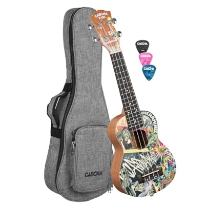 Afbeelding van Cascha HH 2600 Sopran Art Series Urban sopraan ukelele set