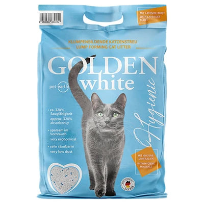 Afbeelding van 14kg Golden White Kattenbakvulling Betoniet