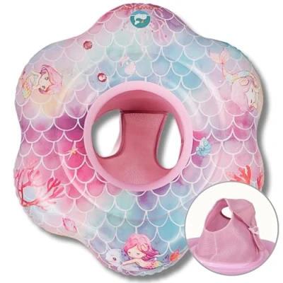 Afbeelding van EDWEKIN® Zwemband voor baby&#039;s, zeemeermin, zwemzitje kleine kinderen, vanaf 6 maanden tot 3 jaar