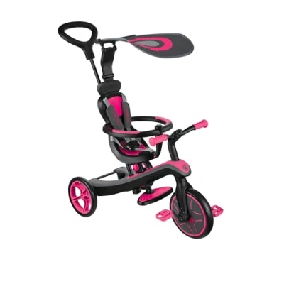 Afbeelding van Globber Trike Explorer 4 in 1 het Roze