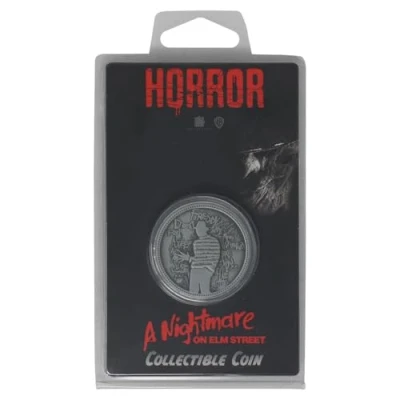 Afbeelding van FaNaTtik Nightmare on Elm Street Verzamelobject Collectable Coin Limited Edition Zilverkleurig