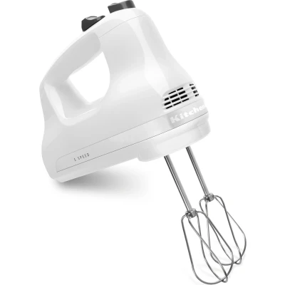 Afbeelding van KitchenAid Handmixer Met 5 Snelheden Classic 5khm5110 White