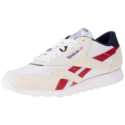 Afbeelding van Reebok Klassieke nylon sneaker voor heren, Ftwwht Flasrd Vecnav, 36 EU