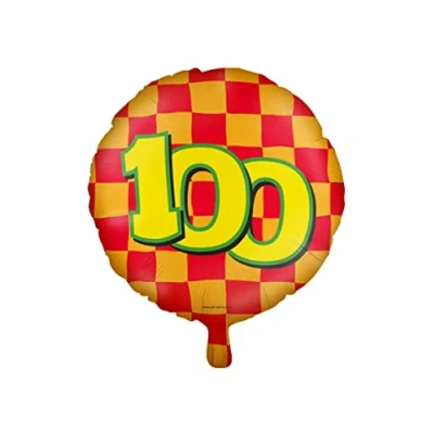 Afbeelding van Helium ballon 100 jaar party 45cm