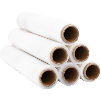 Afbeelding van vidaXL Stretchfilm 6 st transparant 30 μm 50 cm x 300 m