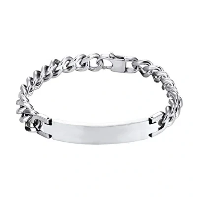 Afbeelding van PROSTEEL Mannen Gepersonaliseerde Armband, ID Bangle, Verguld/316L Roestvrij staal (verzenden geschenkdoos), 21 cm, staal, Zonder steen