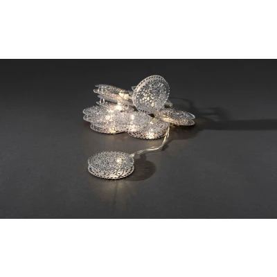 Afbeelding van Lichtslinger led kerstverlichting 10 lampjes 0.9 meter warm wi