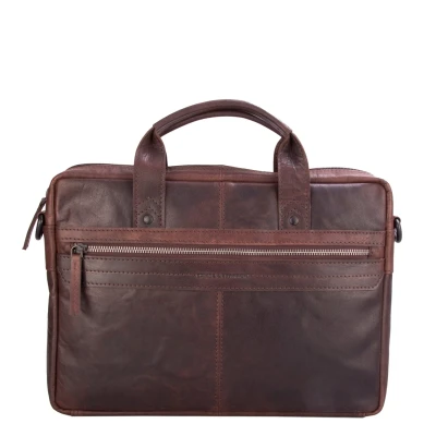 Afbeelding van Spikes &amp; Sparrow Leren Laptoptas 13.3 inch 41544 Bruin