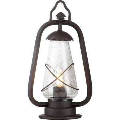 Afbeelding van Elstead Lighting Mini LED Tuin Pilaar Miners 1X E27 Max 60W IP44 (Outdoor) Old Bronze