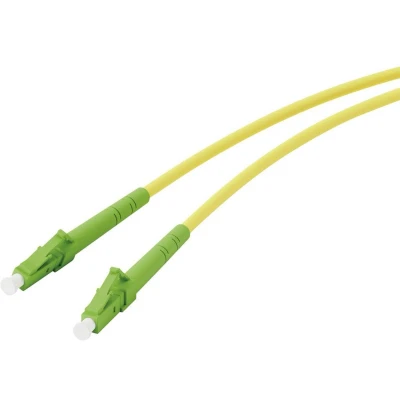 Afbeelding van Vivanco 45712 Glasvezel Netwerkkabel, patchkabel LC 3 m Neon geel, groen Extreem dun, Flexibel, Flexibele binnenader, Glasvezelband, Bestand tegen