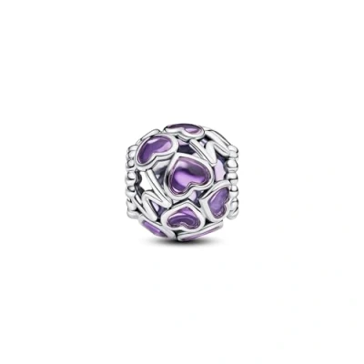 Afbeelding van Pandora 793772C01 Openwork Hearts Mum Charm inStock horloge RozeZilverkleur