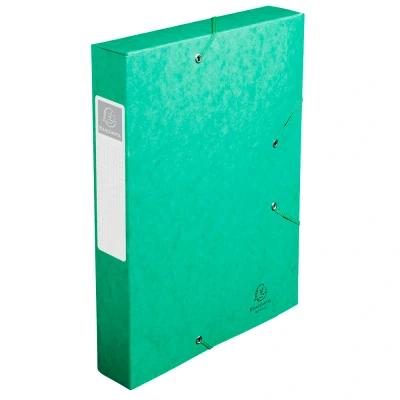 Afbeelding van Exacompta Ref. 16003H Cartobox Glossy kaartenbak, 60 mm rug, A4 groen