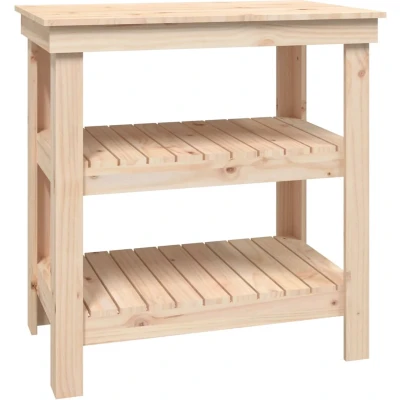 Afbeelding van vidaXL Werkbank 78,5x50x80 cm massief grenenhout