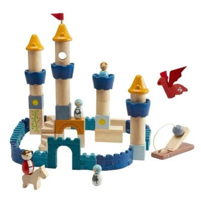 Afbeelding van Plan toys bouwblokken kasteel 47st