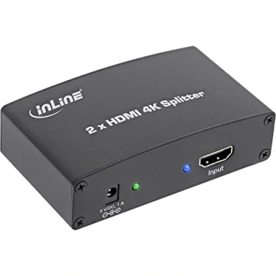 Afbeelding van InLine HDMI Splitter/Deler 2 voudig 4K2K compatibel, Schakeldoos