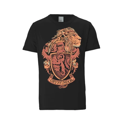 Afbeelding van Harry Potter Gryffindor Lion Easyfit black Original licensed product
