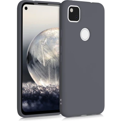 Afbeelding van kwmobile telefoonhoesje geschikt voor Google Pixel 4a Hoesje smartphone Back cover in steengrijs
